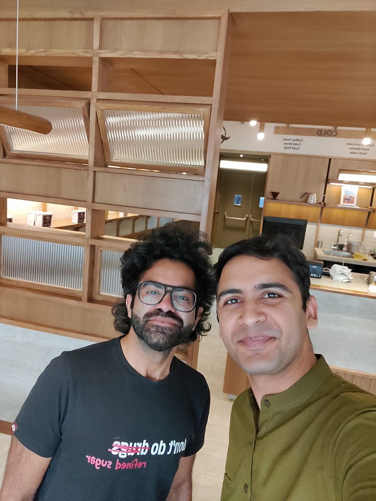 Samarth and Ranka together after his return to India